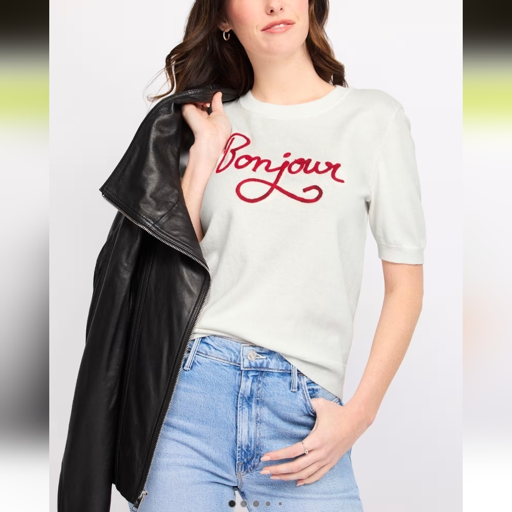 41 Hawthorn Tate Verbiage Creweck Sweater- M